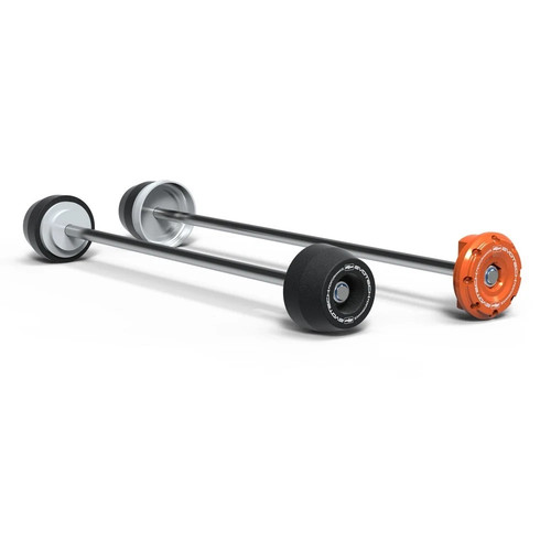 Front rear axle sliders - rear, wheel